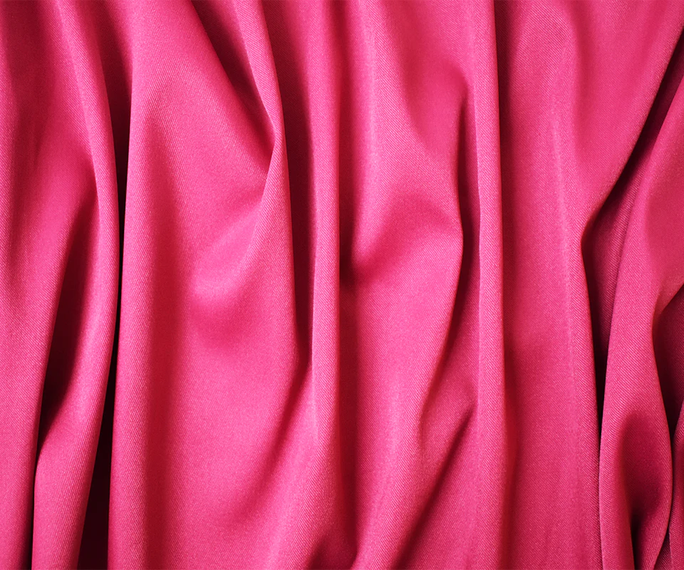 Pink Poly Spandex Stretch Solid Stretch Lamour Woven Fabric - Image 3