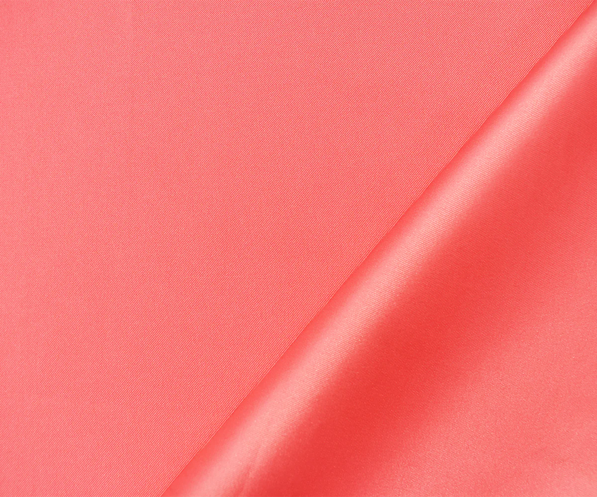 Pink Poly Stretch Spandex Lamour Solid Satin Woven Fabric - Image 2