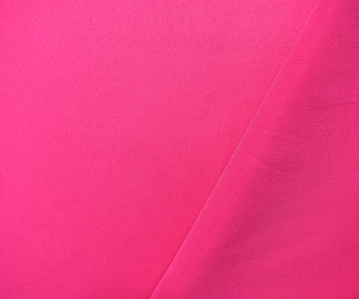 Pink Poly Stretch Spandex Lamour Solid Satin Woven Fabric - Image 2