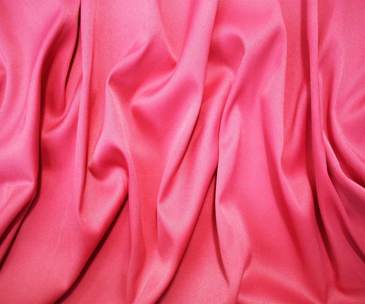 Pink Poly Stretch Spandex Lamour Solid Satin Woven Fabric - Image 3