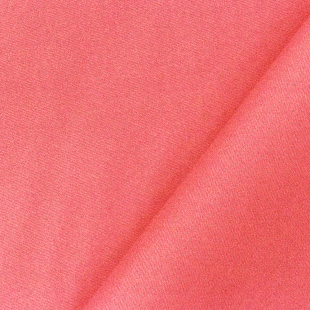 Pink Solid Cotton Stretch Spandex Poplin Woven Fabric