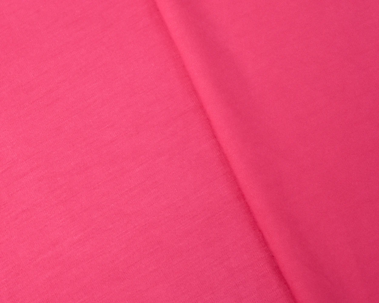 Pink Stretch Bamboo Spandex Solid Jersey Knit Fabric - Image 2