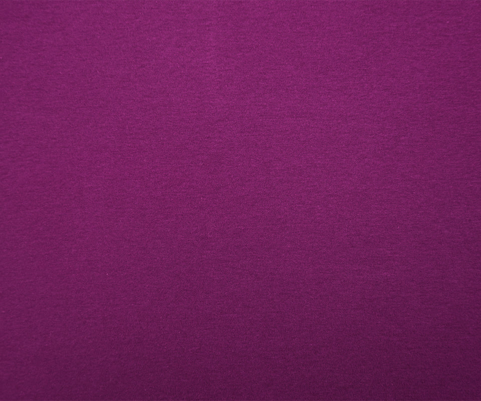 Purple Organic Organic Cotton Solid 1X1 Rib Knit Fabric - Image 3