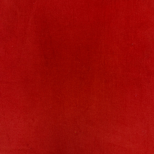 Red 16 Wale Stretch Corduroy Fabric - Image 2