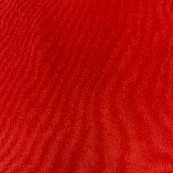 Red 19 Wale Stretch Corduroy Fabric - Image 2