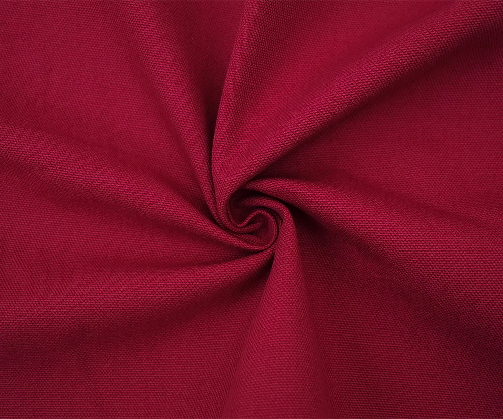 Red 8 oz. Solid Cotton Canvas Woven Fabric - Image 3