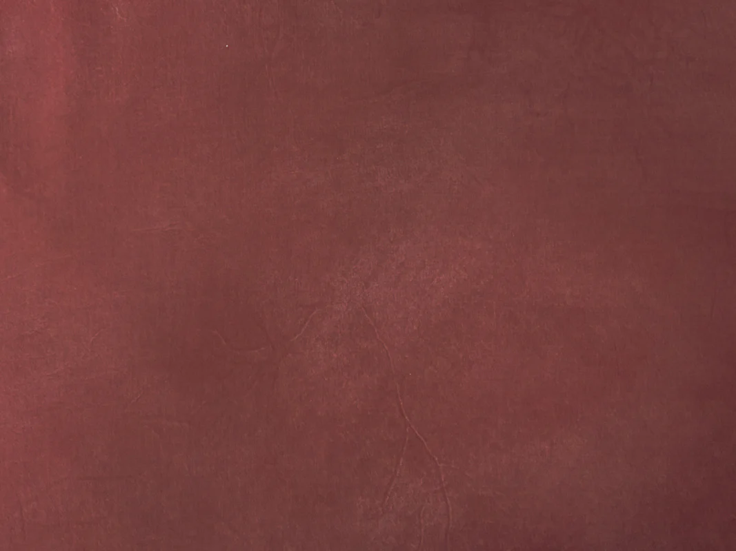 Red-Gray Rayon Heather Vintage-Distressed Look Voile Fabric - Image 3