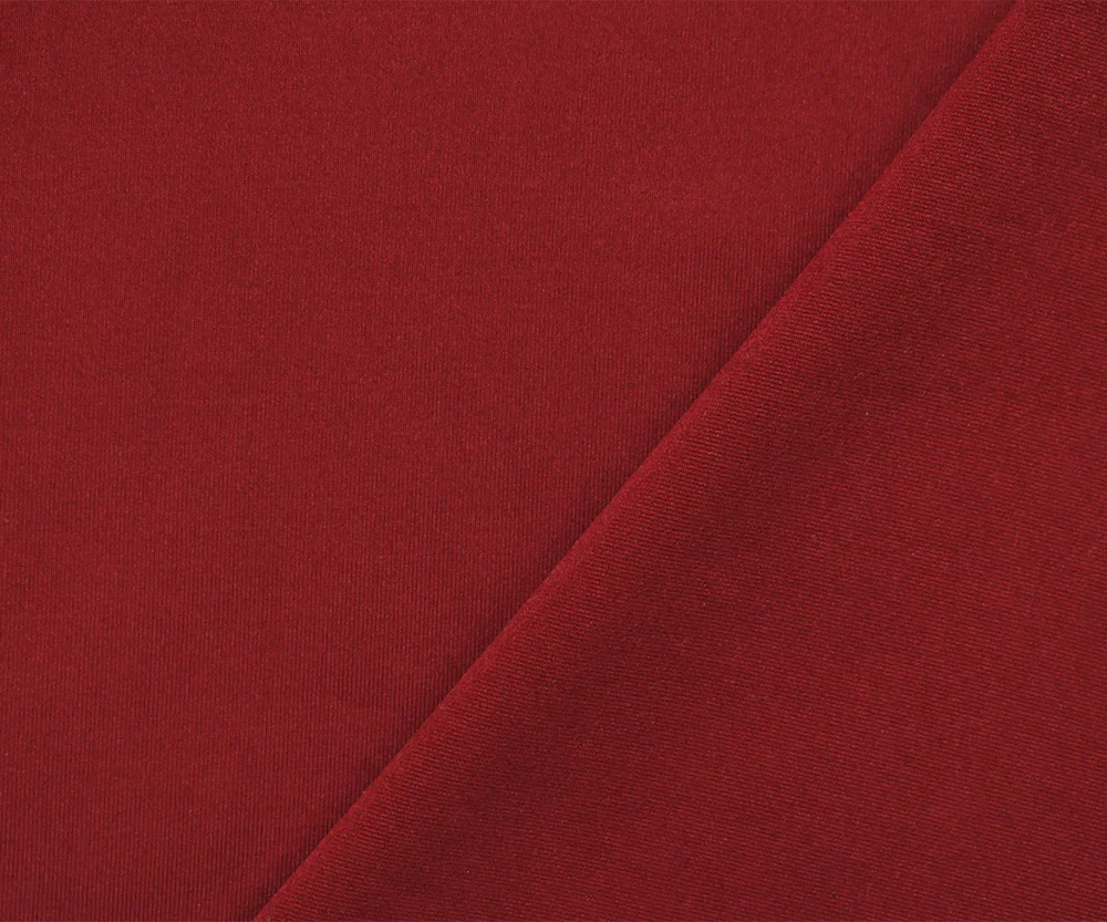 Red Nylon Stretch Spandex Solid Tricot Activewear Knit Fabric - Image 2