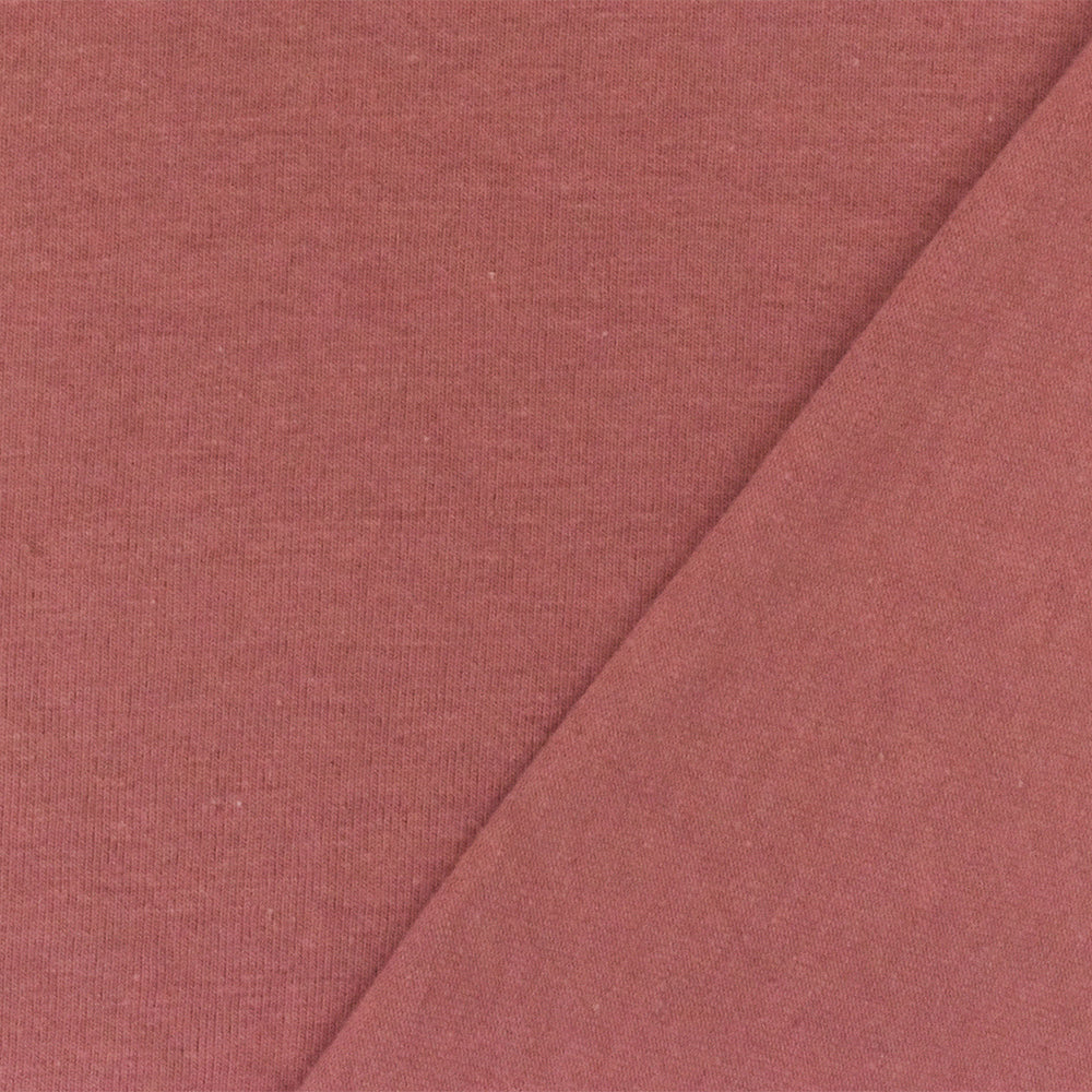 Red Solid Stretch Cotton Spandex Jersey Knit Fabric