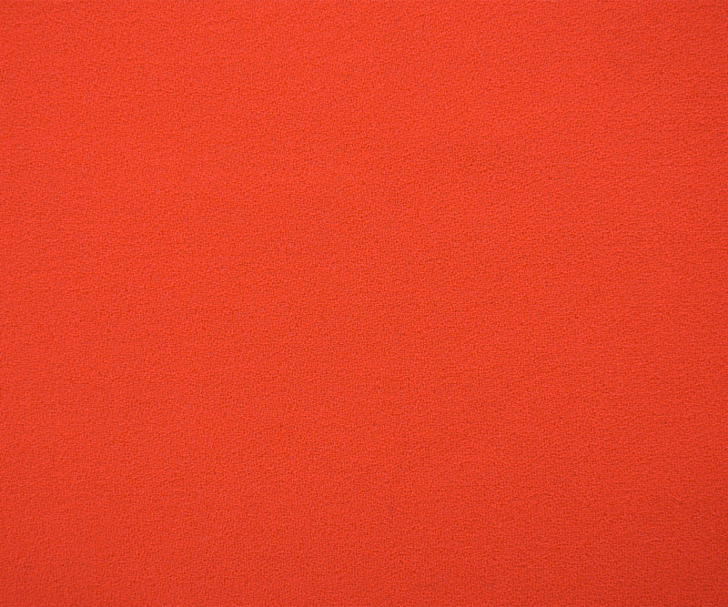 Red Wool-Poly Solid Momie Crepe Woven Suiting Fabric - Image 4