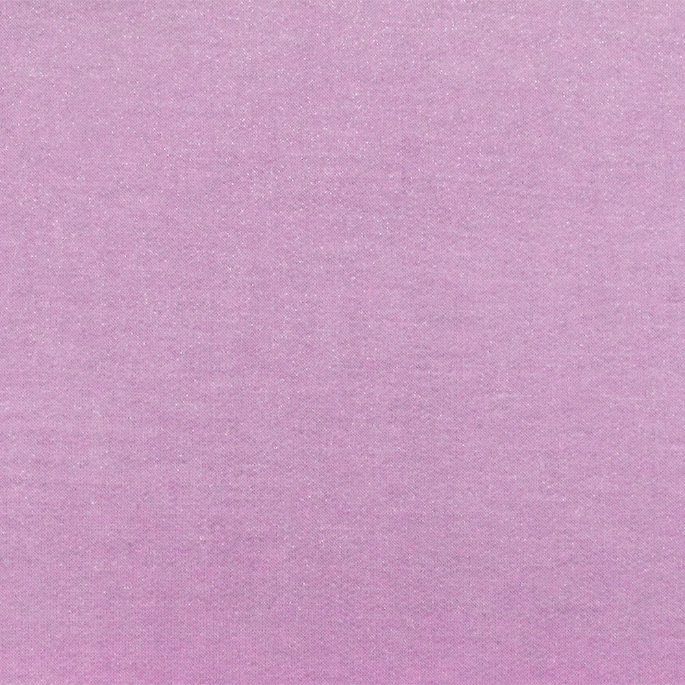 Romantic Purple-Silver Pearl Stretch Baby French Terry Knit Fabric - Image 3