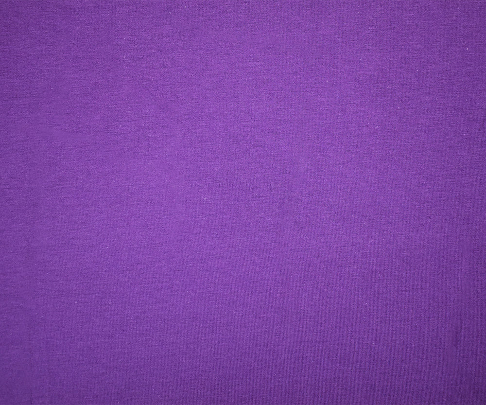 Royal Purple Solid Cotton Spandex Knit Fabric - 10 oz - Reorderable - Image 3