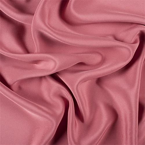 Runway Silks Antique Red 4 Ply Silk Crepe Fabric - Reorderable