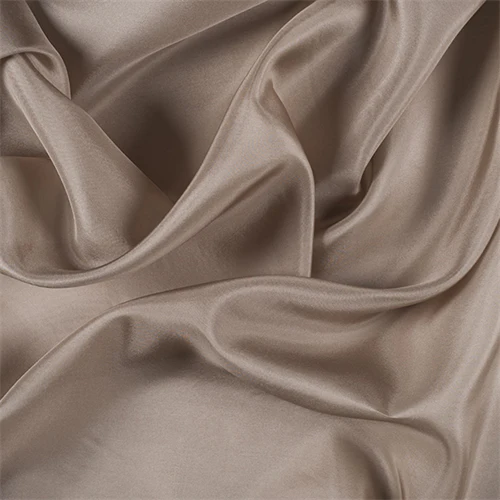 Runway Silks Bronze Silk Habotai Fabric - Reorderable
