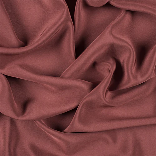 Runway Silks Copper 4 Ply Silk Crepe Fabric - Reorderable