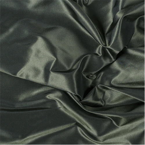 Runway Silks Dark Green Silk Taffeta Fabric - Reorderable