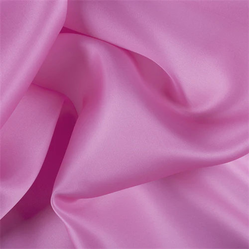 Runway Silks Hot Pink Silk Satin Organza Fabric - Reorderable