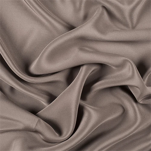 Runway Silks Latte 4 Ply Silk Crepe Fabric - Reorderable
