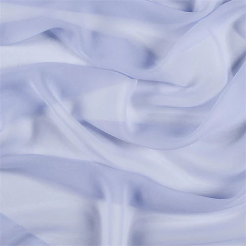 Runway Silks Light Blue Wide Silk Chiffon Fabric - Reorderable