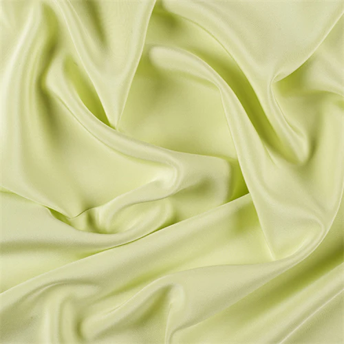 Runway Silks Light Lime 4 Ply Silk Crepe Fabric - Reorderable