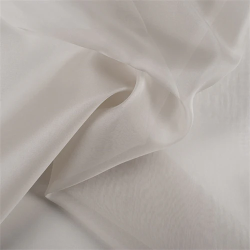 Runway Silks Light Taupe Silk Organza Fabric - Reorderable