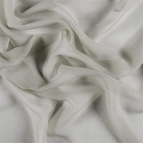 Runway Silks Light Taupe Wide Silk Chiffon Fabric - Reorderable