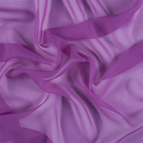 Runway Silks Magenta Wide Silk Chiffon Fabric - Reorderable