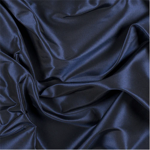 Runway Silks Navy Blue Silk Taffeta Fabric - Reorderable