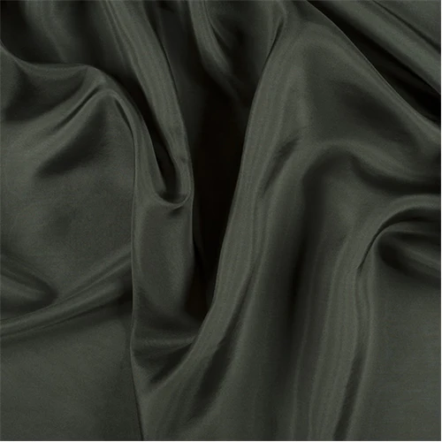 Runway Silks Olive Green Silk Crepe de Chine Fabric - Reorderable