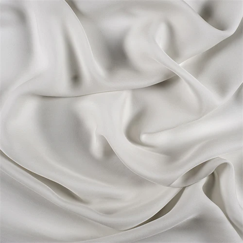 Runway Silks Pale Sage Silk Double Georgette Fabric - Reorderable