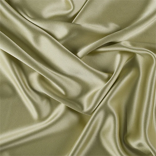Runway Silks Peridot Silk Crepe Back Satin Fabric - Reorderable