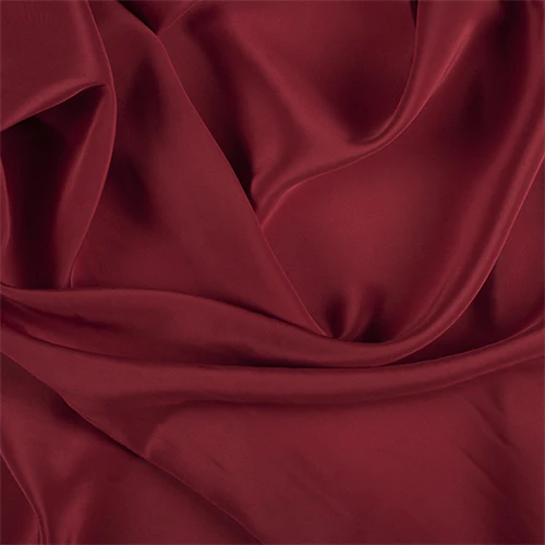 Runway Silks Red Silk Crepe de Chine Fabric - Reorderable