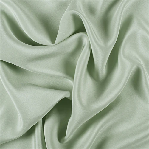 Runway Silks Sage 4 Ply Silk Crepe Fabric - Reorderable