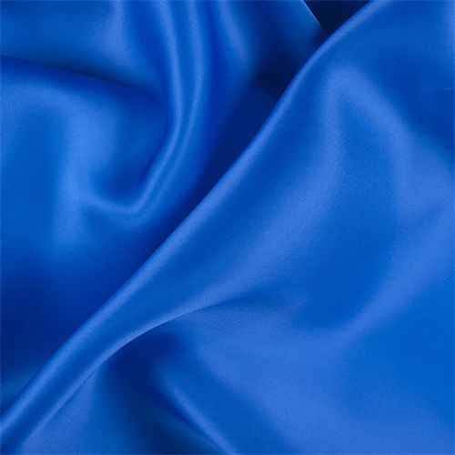 Runway Silks Sapphire Silk Satin Organza Fabric - Reorderable
