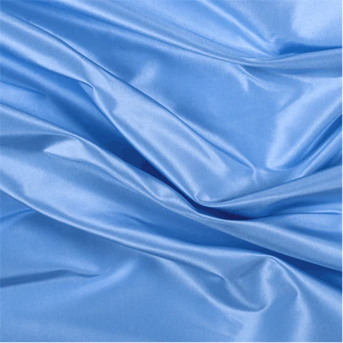 Runway Silks Sky Blue Silk Taffeta Fabric - Reorderable