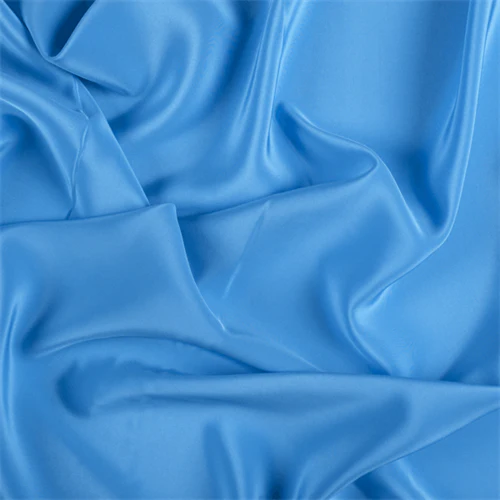 Runway Silks Turquoise Silk Crepe de Chine Fabric - Reorderable