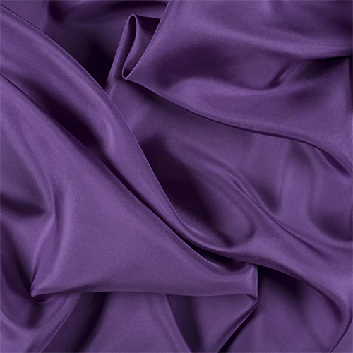 Runway Silks Violet Silk Habotai Fabric - Reorderable