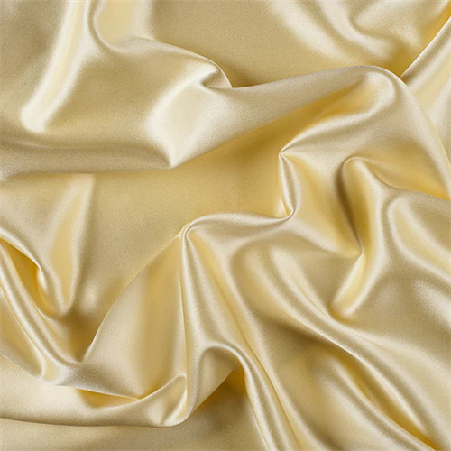 Runway Silks Yellow Silk Crepe Back Satin Fabric - Reorderable