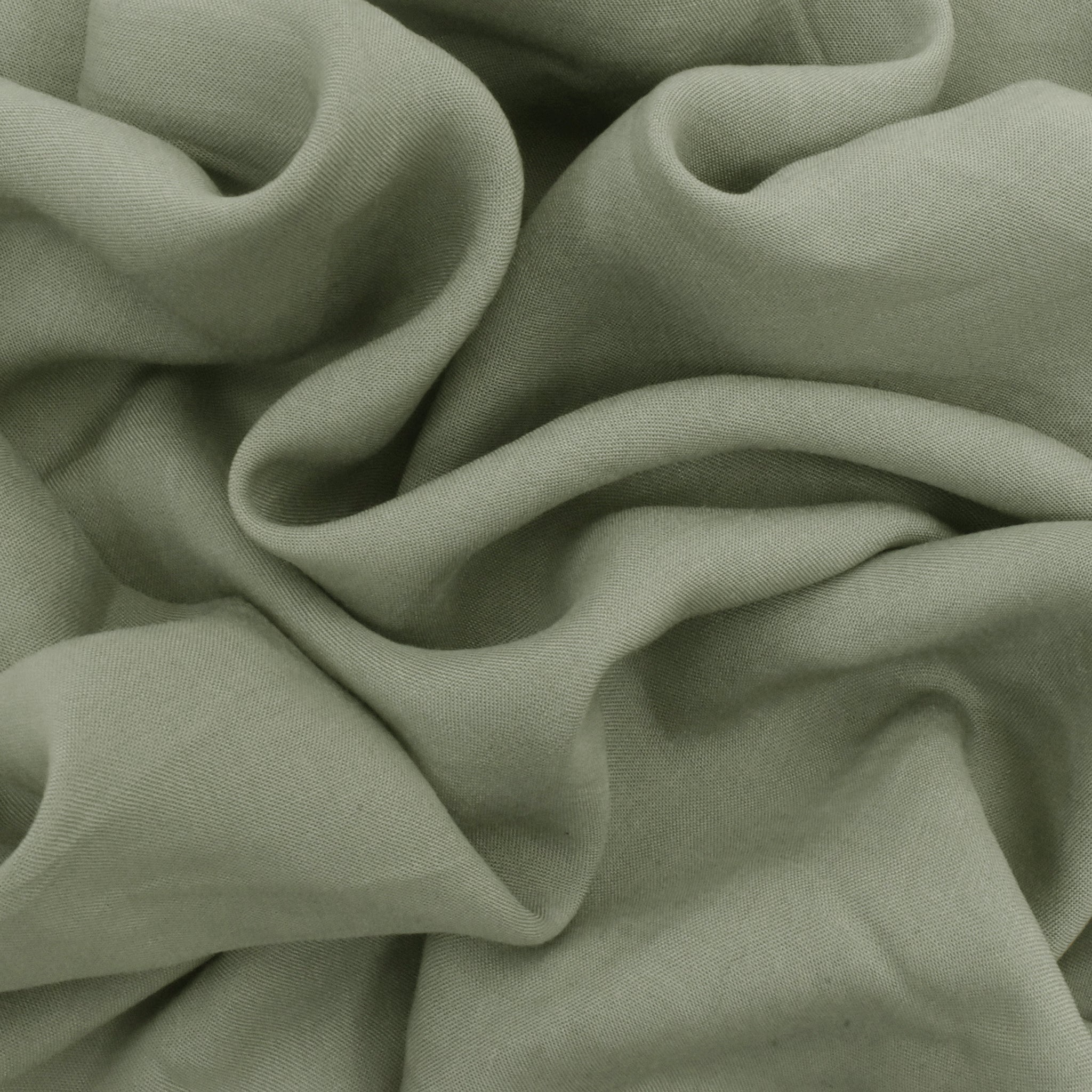 Sage Green Soft Rayon Lawn Woven Fabric