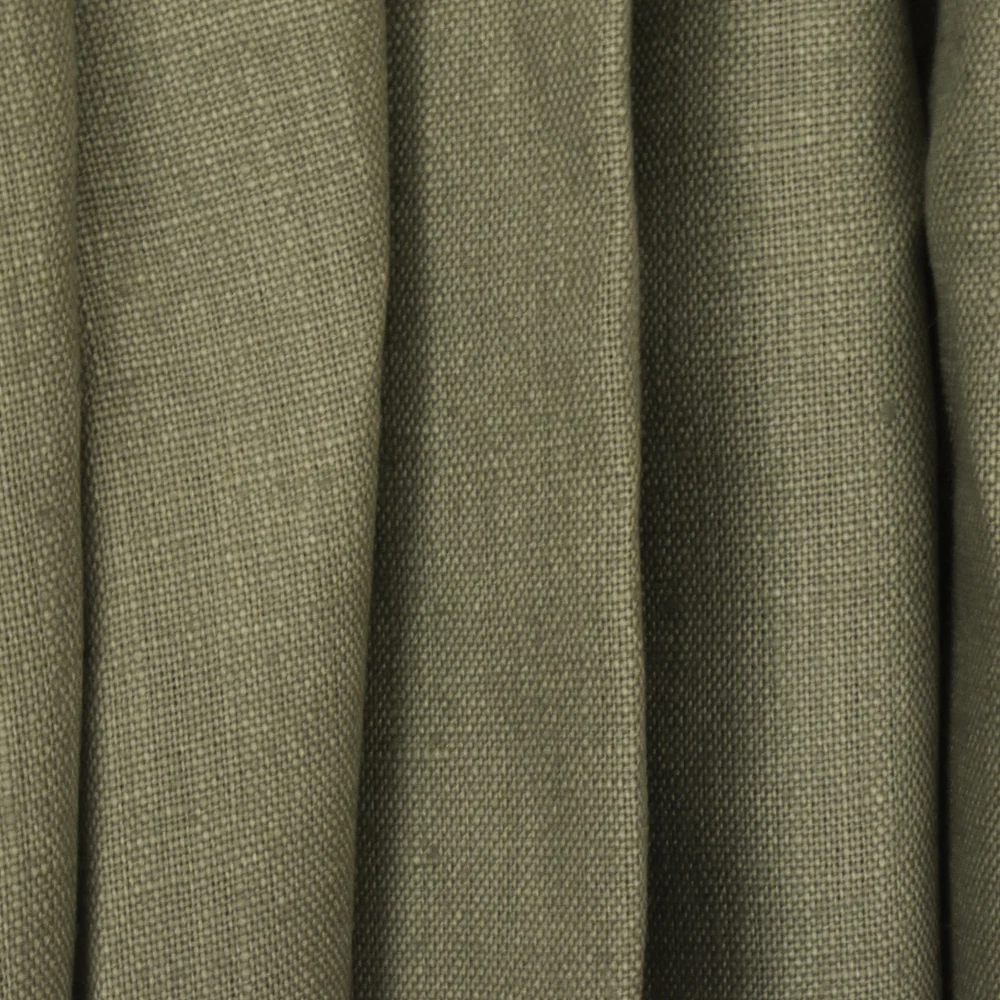 Sage Green Solid Slub Linen Home Decorating Fabric - Image 2