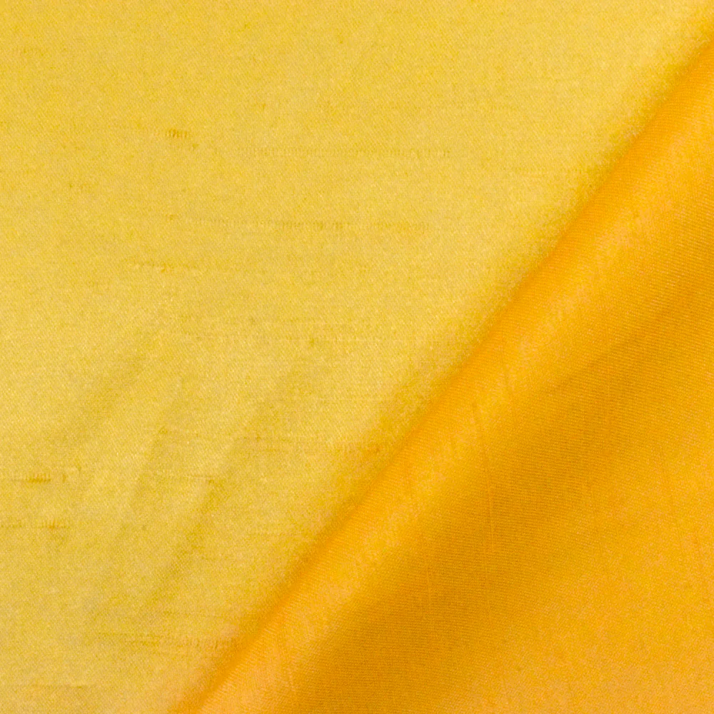 Scholar Yellow Solid Poly Antique Satin Woven Fabric - Image 2