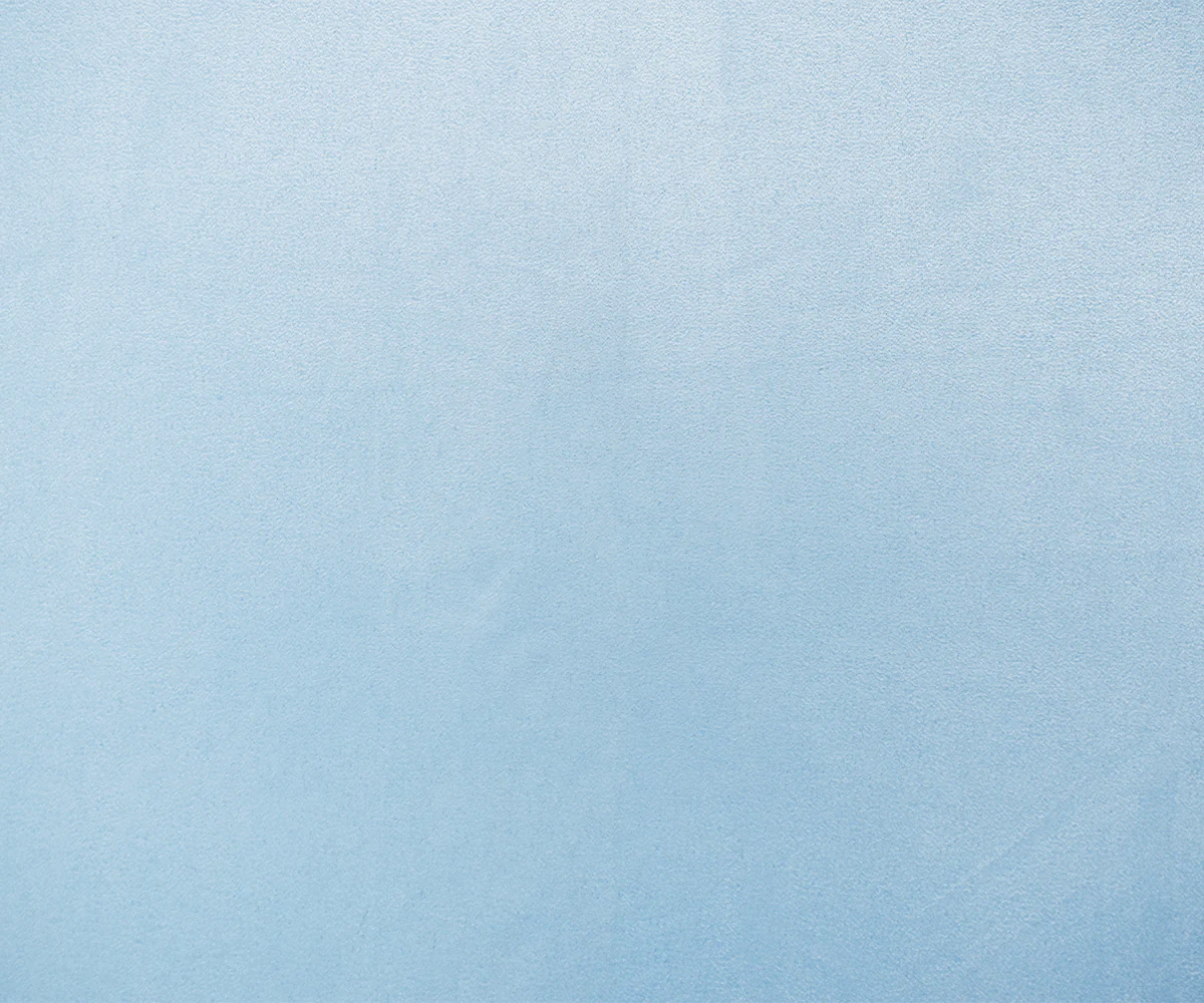 Sky Blue Stretch Spandex Solid Microsuede Knit Fabric - Image 3