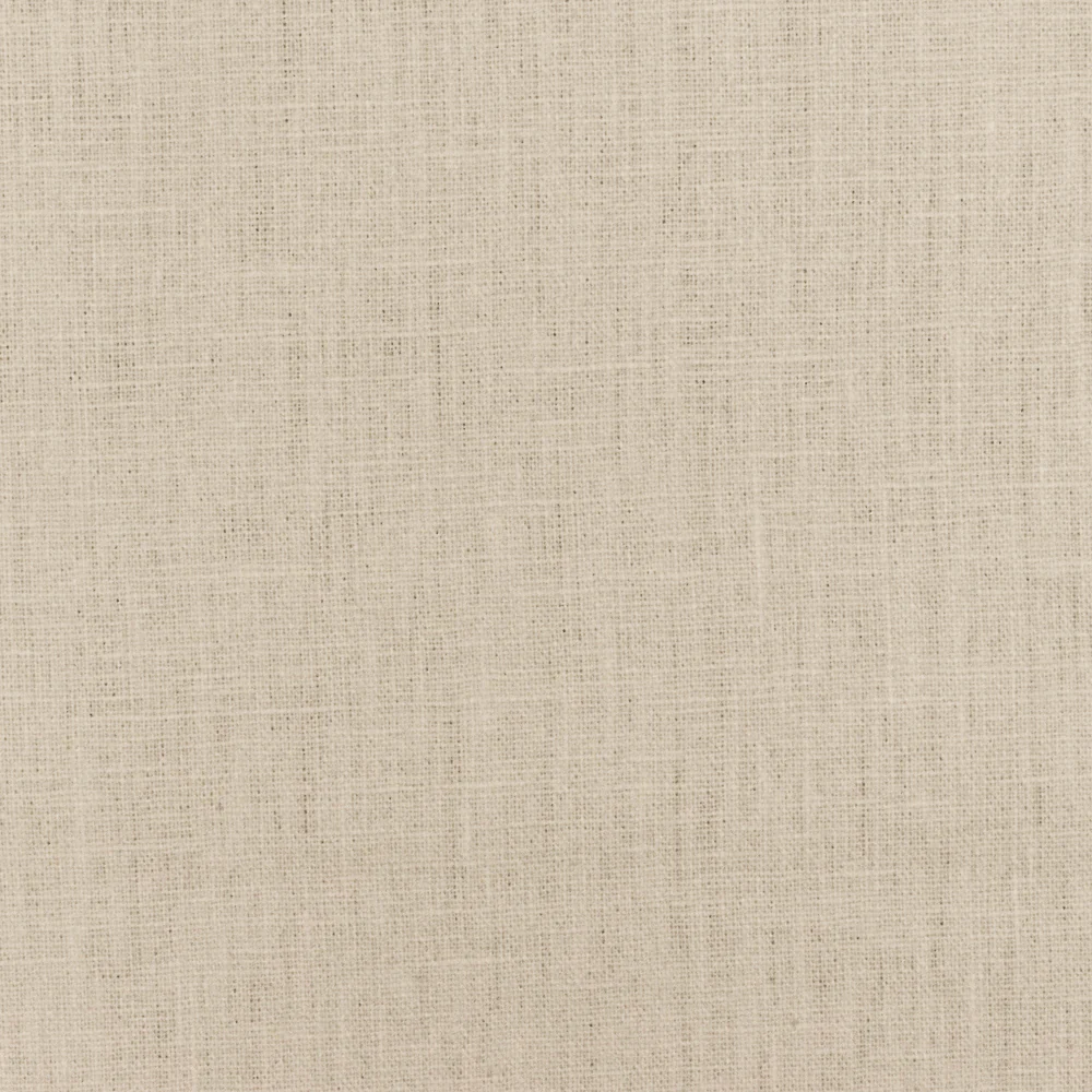 Slightly Beige Solid Cross-Hatch Linen Home Decorating Woven Fabric - Image 4