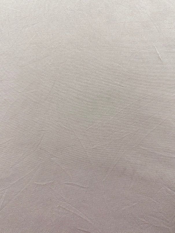 Solid Light Gray Double Brushed Jersey Knit Fabric - Image 2