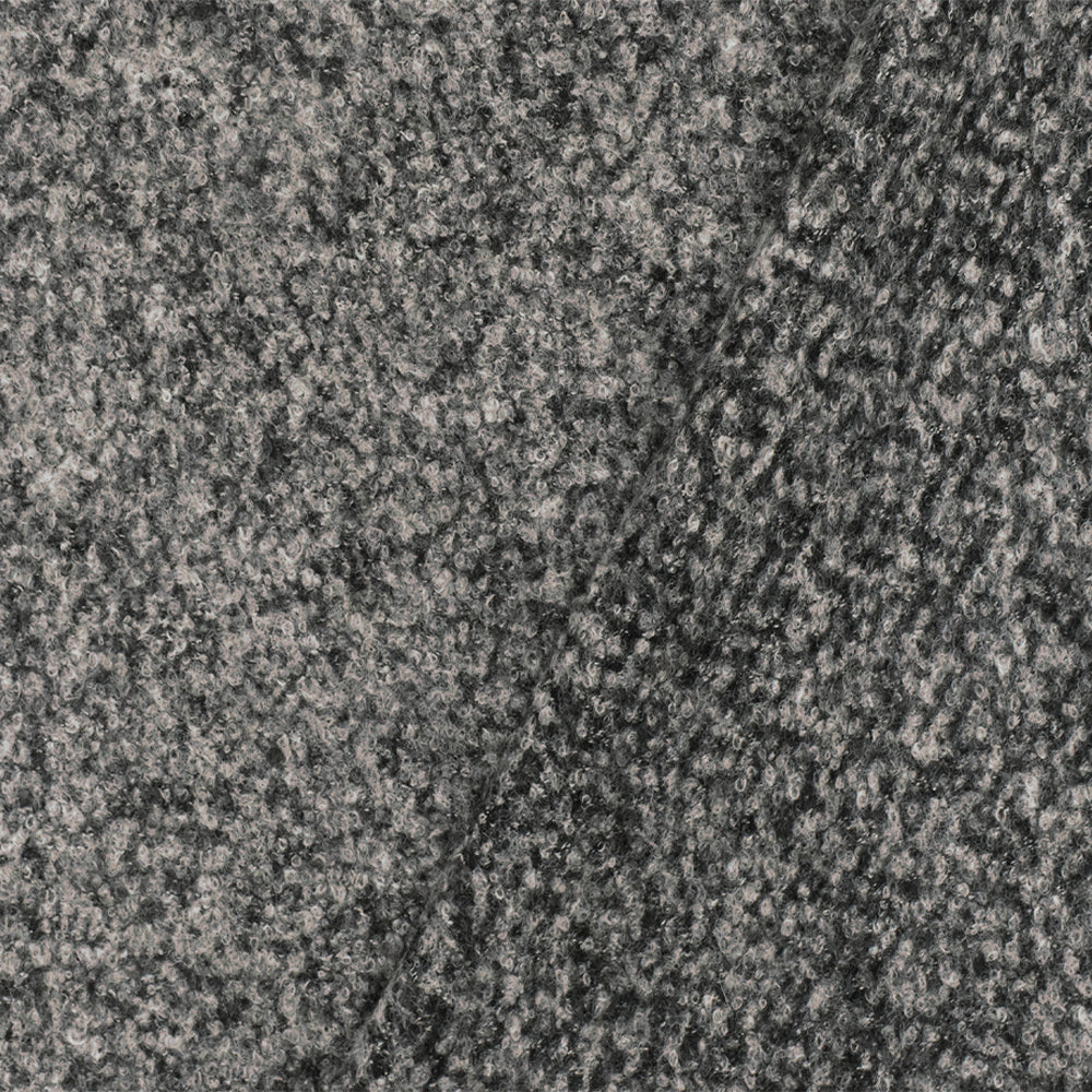 Stone Gray-Beige-Multi Texture Wool Cotton Brushed Boucle Knit Fabric - Image 3