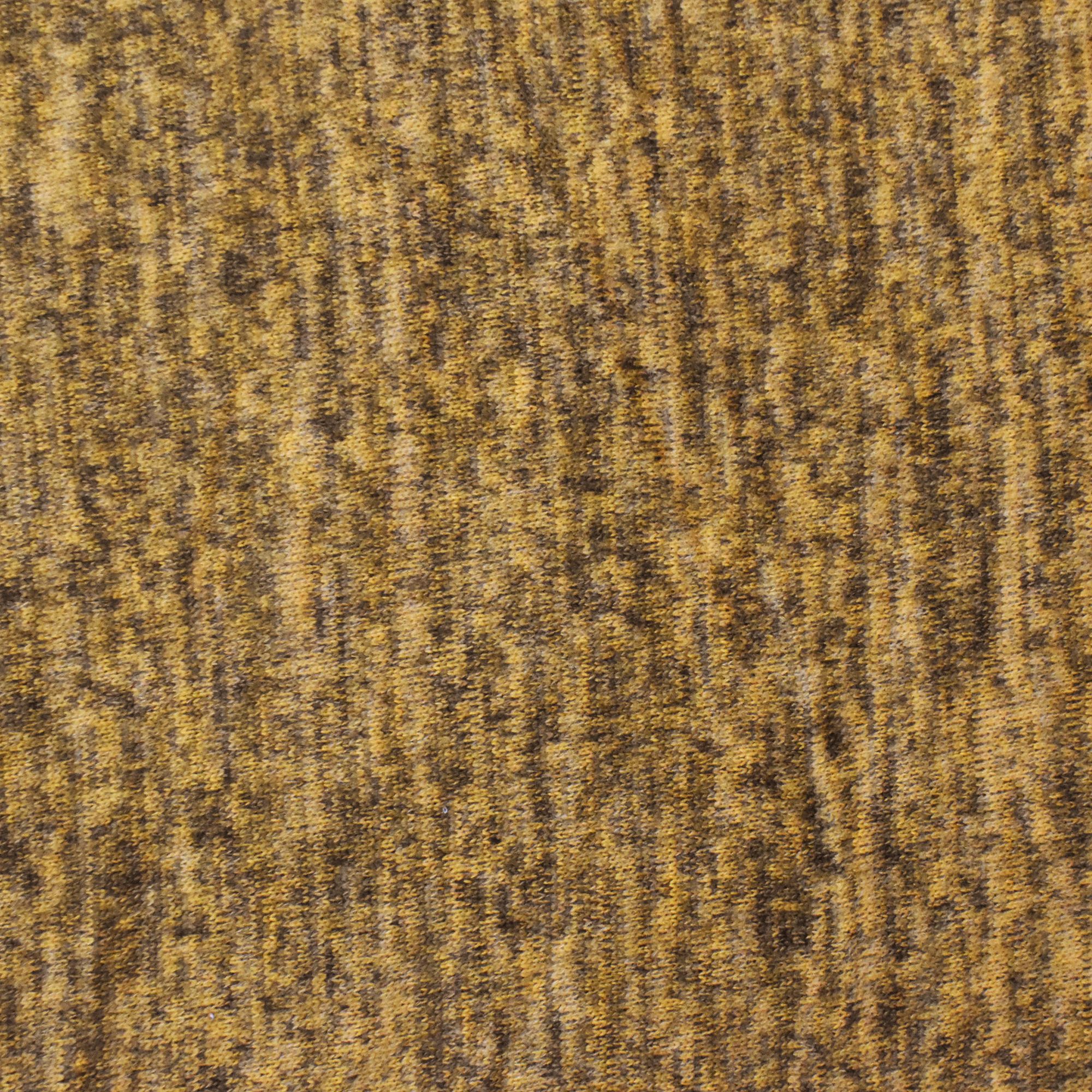Sunflower Yellow-Tree Brown Slub Texture Brushed Jersey Knit Fabric - Image 4