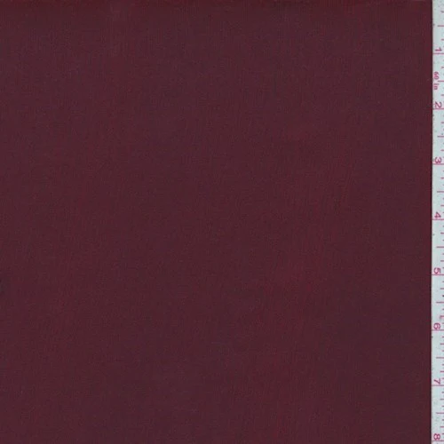 Tangier Red Silk Crinkle Chiffon Fabric