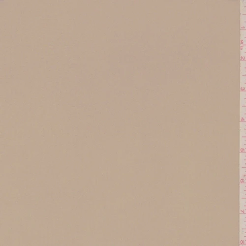 Taupe Silk Crepe de Chine Fabric