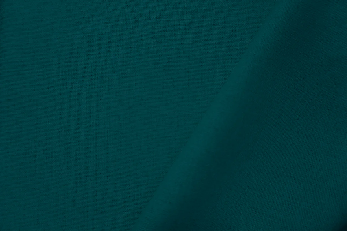 Teal Washed Rayon Linen Solid Reorderable Woven Fabric - Image 2