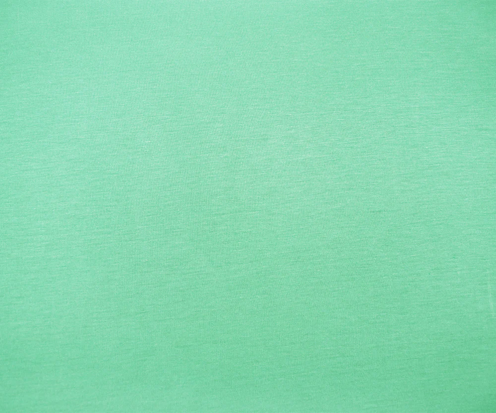 Turquoise Rayon Strech Spandex Slub Jersey Knit Fabric - Image 3